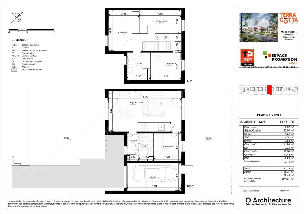 maison 5 Pièces en vente sur TETEGHEM (59229)