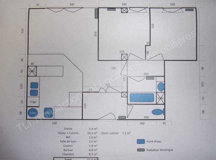 Vente Appartement Malo Les Bains 3&nbsp;Pièces 52.65&nbsp;m²