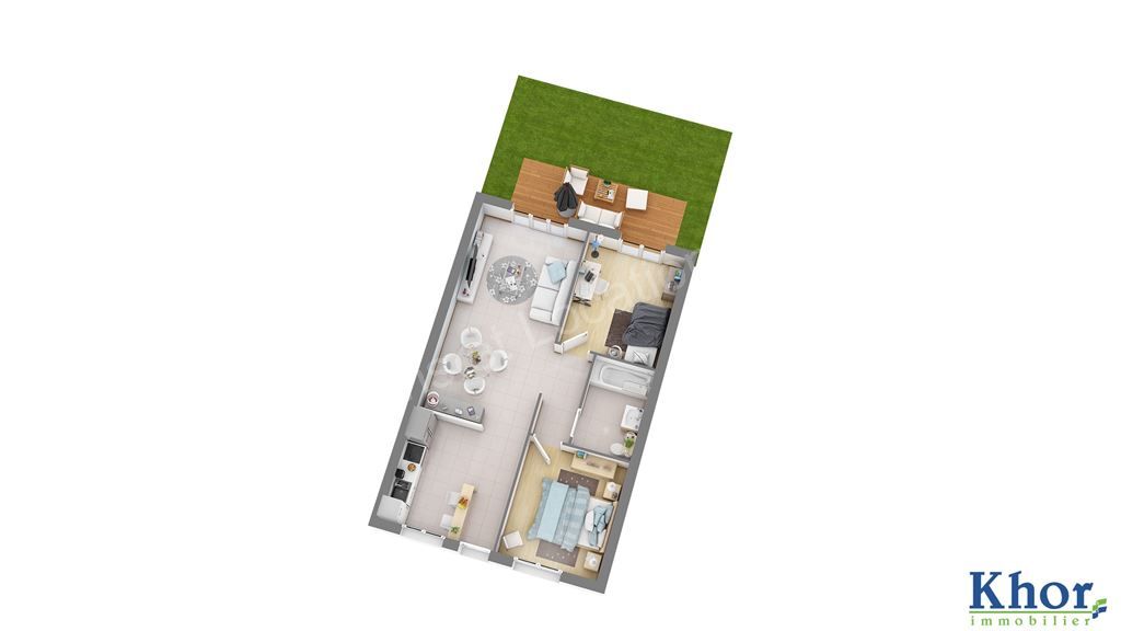 maison 3 Pièces en vente sur TETEGHEM COUDEKERQUE VILLAGE (59229)